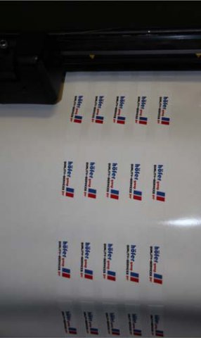 Digitaldruckaufkleber Höfer